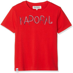 Vêtements Garçon T-shirts manches courtes Kaporal T-Shirt Garçon Alur Rouge Rouge
