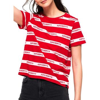 Femme Superdry- Vêtements T-shirts manches courtes Femme 26 