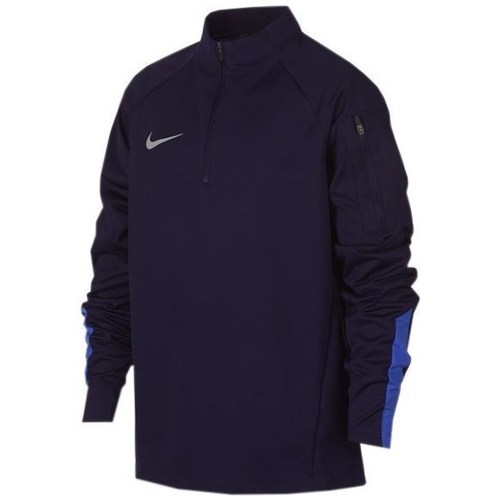 Vêtements Garçon Sweats Nike Shield Squad Drill Top Violet, Bleu marine