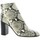 Chaussures Femme Boots Giancarlo Boots cuir serpent Gris