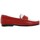Chaussures Femme Mocassins Xavier Danaud Mocassins cuir ref_taj45787 rouge blanc Rouge