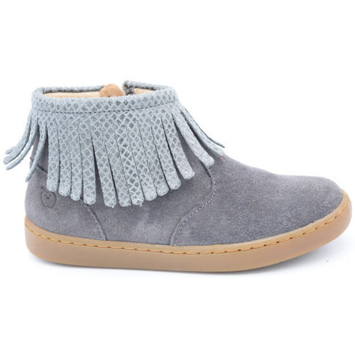 Chaussures Fille Balance Boots Shoo Pom play fringe Gris