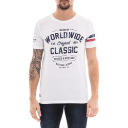 Vêtements Homme T-shirts manches courtes Ritchie T-shirt col rond NOLERO Blanc