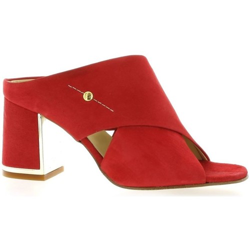 Chaussures Femme Mules Elizabeth Stuart Mules cuir velours Rouge