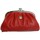 Sacs Femme Porte-monnaie Hexagona Porte-monnaie en cuir ref 32010 Rouge 16*9*4 cm Rouge