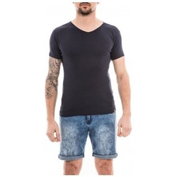 Vêtements Homme T-shirts manches courtes Ritchie T-shirt coton organique WORKAWAY Bleu marine
