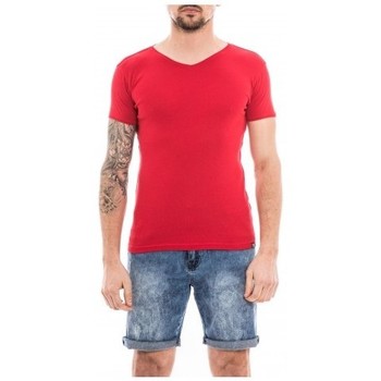 Vêtements Homme T-shirts manches courtes Ritchie T-shirt knock coton organique WORKAWAY Rouge
