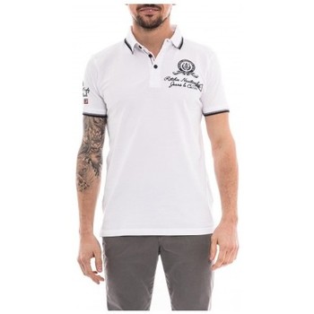 Vêtements T-shirts & Escuro Polos Ritchie Escuro Polo pur coton POUKI Blanc