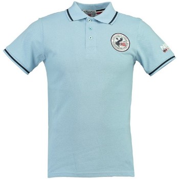 Vêtements Homme Polos manches courtes Geographical Norway Polo Homme Kamelo Bleu