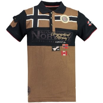 Vêtements Homme Polos manches courtes Geographical Norway Polo Homme Klipo Gris