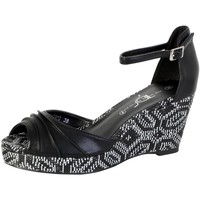 Chaussures Femme Sandales et Nu-pieds The Divine Factory 96730 Noir