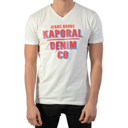 Vêtements Garçon T-shirts manches courtes Kaporal 128187 Blanc