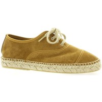Chaussures Femme Espadrilles Pao Espadrille cuir velours  whisky Whisky