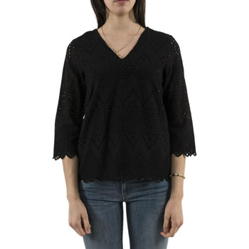 Vêtements Femme Alexander McQueen Asymmetric Cotton T-shirt Vero Moda 10210610 Noir