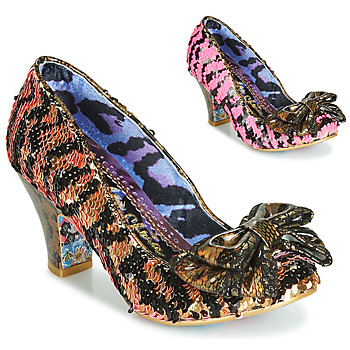 Chaussures Femme Escarpins Irregular Choice LADY BANJOE Noir / Doré