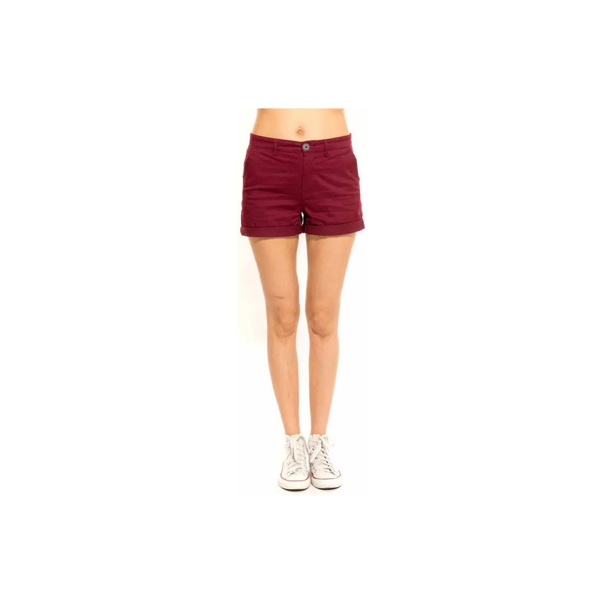 Vêtements Femme Shorts / Bermudas Waxx Short Chino BOMBA Rouge