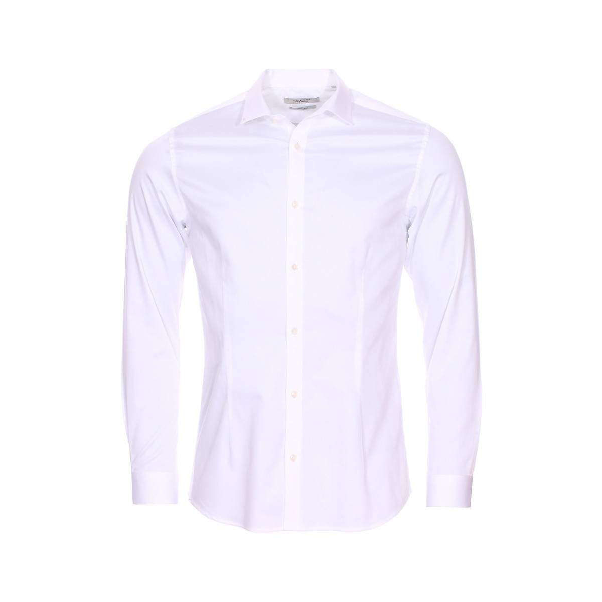 Vêtements Homme Chemises manches longues Jack & Jones Chemise coton Premium Parma Blanc