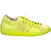 Chaussures Femme Baskets basses 2 Stars LOW PRINT bianco-giallo