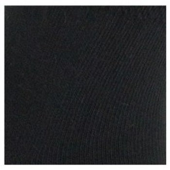 Kindy Pack de 3 paires de chaussettes invisibles unies en coton Noir