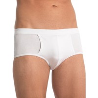 Sous-vêtements Homme Slips Honcelac by Daxon -  Lot de 5 slips ouverts forme maxi blanc