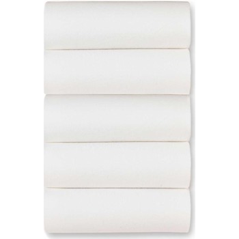 Daxon by  -  Lot de 5 slips ouverts forme maxi Blanc