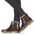 Chaussures Femme Cal Boots Kickers OXFORDCHIC Bordeaux