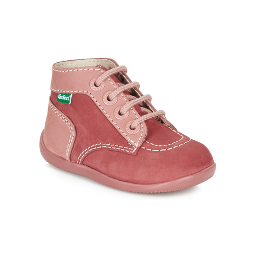 Chaussures Fille Kickers BONBON Rose - Chaussures Boot Enfant 45 