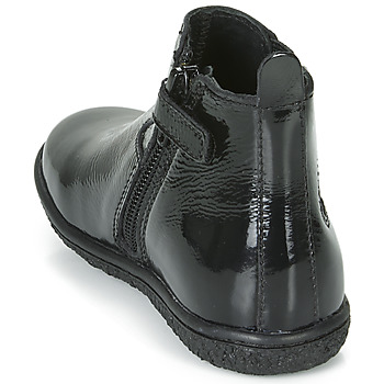 Chaussures Fille Kickers VERMILLON Noir - Livraison Gratuite 