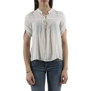 Vêtements Femme T-shirt Essentials Cropped Logo vermelho branco mulher Vero Moda 10212174 Blanc