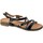 Chaussures Femme Choisissez une taille avant d ajouter le produit à vos préférés The Divine Factory Sandale Femme YM3681 Noir