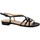 Chaussures Femme Sandales et Nu-pieds The Divine Factory Sandale Femme FJ3684 Noir