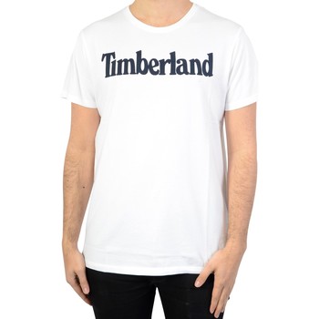Vêtements Homme kamala harris timberland boots california wildfire visit Timberland Tee-Shirt SS Brand Reg Blanc