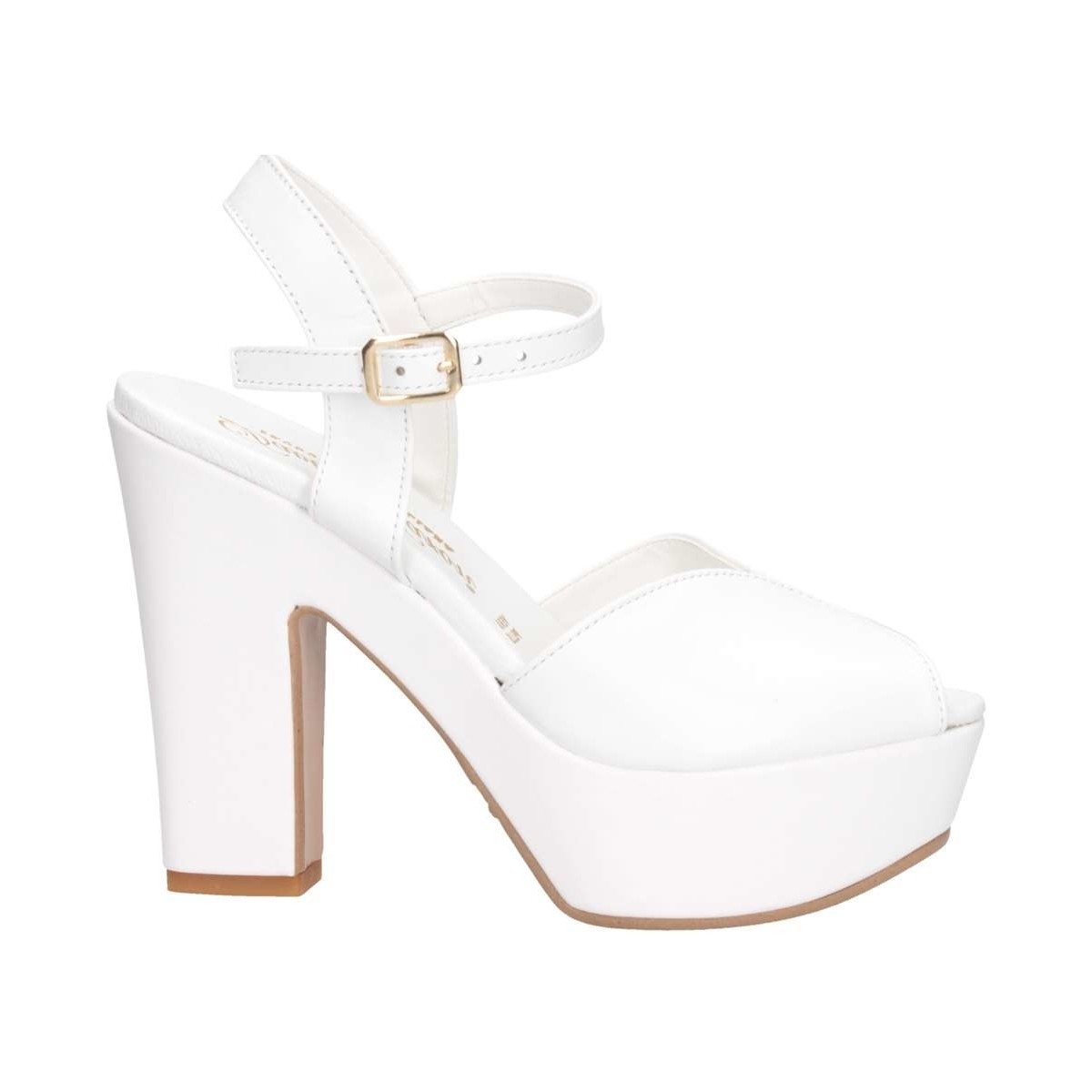 Chaussures Femme Sandales et Nu-pieds David Haron FLY PE BIANCO Sandales Femme blanc Blanc