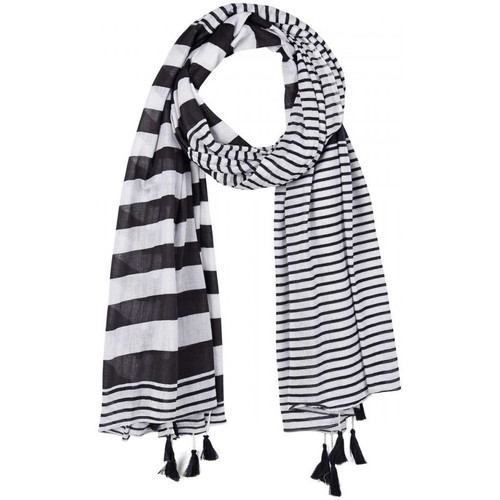 Allée Du Foulard Foulard marinière Noir - Accessoires textile echarpe Femme  22,90 €