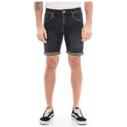 Vêtements Manches Shorts / Bermudas Ritchie Bermuda en jean slim BLOOMING Bleu foncé