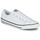 Chaussures Femme converse one star ox ash greywhitewhite CHUCK TAYLOR ALL STAR DAINTY LEATHER OX Blanc