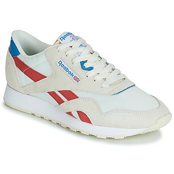Chaussures Baskets basses Reebok Classic CL NYLON Beige / rouge