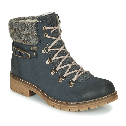 Chaussures Femme Boots Rieker Y9131-16 Bleu