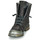 Chaussures Femme Boots Papucei MAURA BLACK SILVER Noir