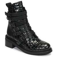 Chaussures Femme Boots Mimmu RIPTILUS Noir