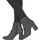 Chaussures Femme Bottines Moony Mood FRIPON Noir / Blanc