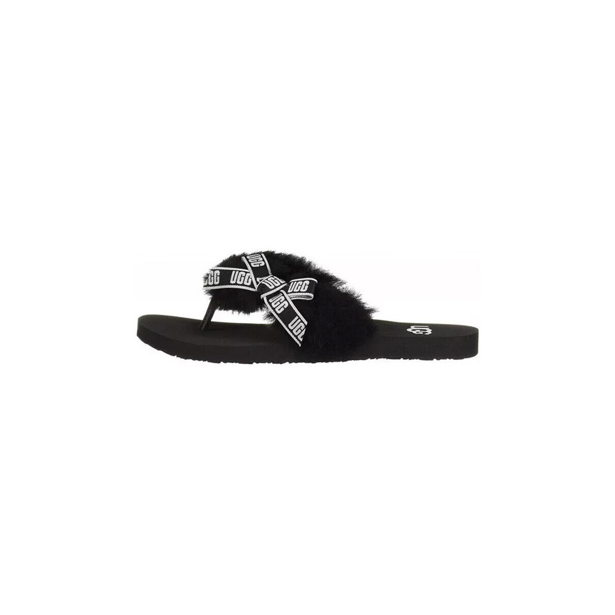 Chaussures Femme Tongs UGG Tong  SUNSET GRAPHIC Noir