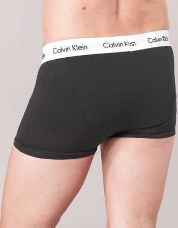 Calvin Klein Jeans COTTON STRECH LOW RISE TRUNK X 3 Noir / Blanc / Gris chiné