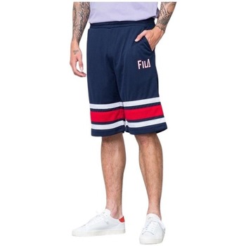 Vêtements Homme Shorts / Bermudas Fila Short  Parker bleu marine/rouge
