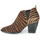 Chaussures Femme Bottines Wonders M4102-ZEBRATO-CUERO Marron / Noir