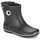 Chaussures Femme Bottes de pluie Crocs JAUNT SHORTY BOOT W-BLACK Noir