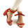 Chaussures Femme Derbies Nae Vegan Shoes Estela Red Rouge