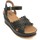 Chaussures Femme Malles / coffres de rangements Ngy sandales SOLENA Metal Noir Noir