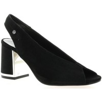 Chaussures Femme Sandales et Nu-pieds Elizabeth Stuart Escarpins cuir velours Noir