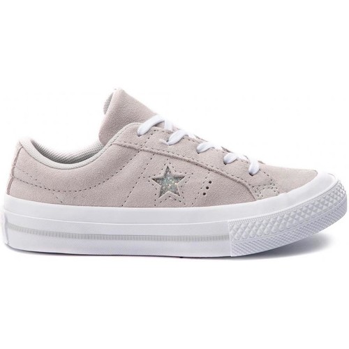 Chaussures Fille Baskets mode Converse ONE STAR OX Beige